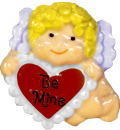 Cupid Be Mine Plaster Jewelry Pin