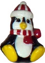 Penguin Seated Plaster Jewelry Pin