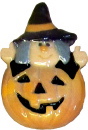 Witch out of Pumpkin Plaster Jewelry Pin