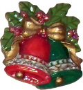 Bells Plaster Jewelry Pin