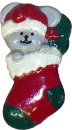 Mouse in Boot Plaster Jewelry Pin