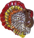 Turkey Plaster Jewelry Pin