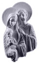 Holy Family Plaster Plaque