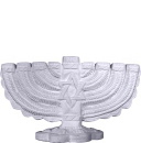 Table Menorah Plaster Statue
