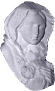 Mother and Child Plaster Plaque b