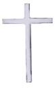Plain Cross Plaster Plaque