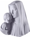 Madonna and Child Plaster Plaque xs
