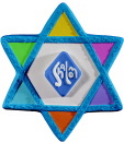 Star of David Plaster Plaque