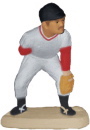 Baseball Pitcher Plaster Statue