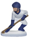 Single Hockey Player Plaster Statue