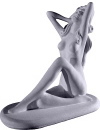 Nude on Base Plaster Statue