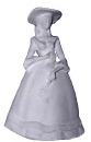 Fall Girl Plaster Statue