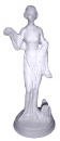 Art Deco Lady with Shawl Plaster Statue