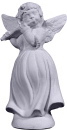 Musical Angel Girl Plaster Statue