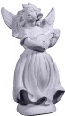Musical Angel Girl Plaster Statue