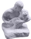 The Embrace Plaster Statue