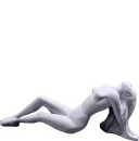 Resting Nude Plaster Statue