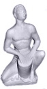 African Drummer Plaster Statue