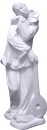 French Clown with Cello Plaster Statue