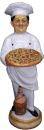 Pizza Chef Plaster Statue