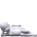 Cherub Lying with Pointed Wings Statue