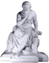Socrates Plaster Statue