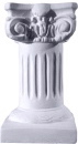Wide Ribbed Ionic Plaster Pedestal 7