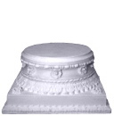 Fancy Capitol Plaster Pedestal