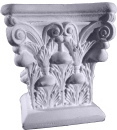 Corinthian Tabletop Plaster Pedestal