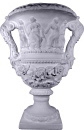 Grecian Ornate Double Handle Plaster Urn Large