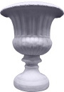 Garden Plaster Urn Large