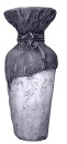 Rope Tied Drape  Plaster Vase