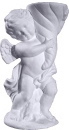 Cherub Standing with Cornucopia Plaster Vase