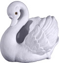 Sids Swan Plaster Vase