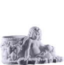 Cherub Sitting with  Plaster Vase