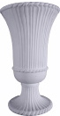 Ribbed  Plaster Vase