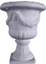 Garland Plaster Urn Small