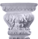Square Cherub  Plaster Vase