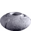Cow Skull  Plaster Vase