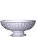 Fluted Centerpiece  Plaster Vase