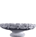 Antique Scallop Centerpiece Plaster Vase
