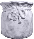 Rope Tie  Plaster Vase Small