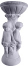 Three Cherub Bowl Plaster Vase