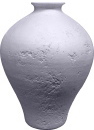 Pitted  Plaster Vase Medium