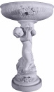 Cherub  Plaster Vase