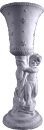 Cherub Holding  Plaster Vase b