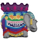 Circus Elephant Plaster Planter