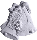 Happy Anniversary Bells Plaster Plaque