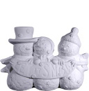 Let It Snow Plaster Statue