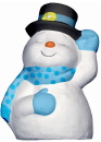 Lucys Snowman Plaster Statue